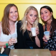 a group of people posing for the camera