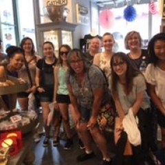 a group of people posing for a photo