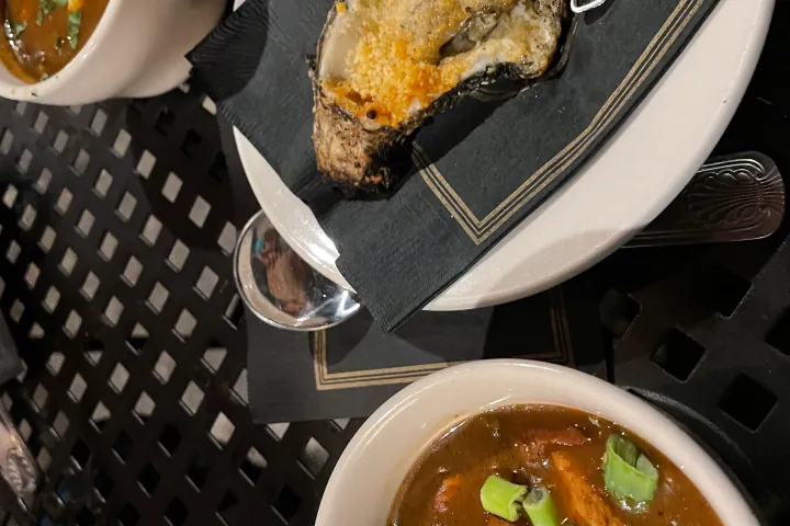 a bowl of food on a plate