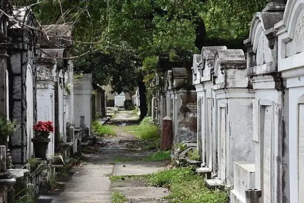 an old stone building