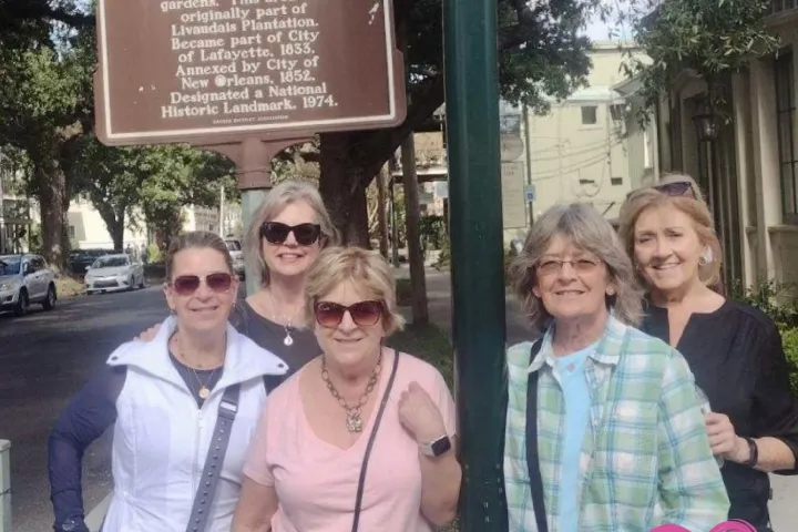 a group of people posing for a photo