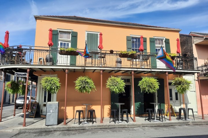 a store front at day