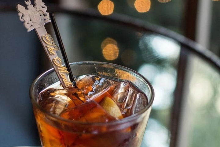 a close up of a glass cup